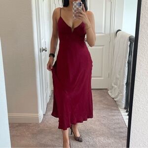 JAUS Micaela Dress- Cherry size S